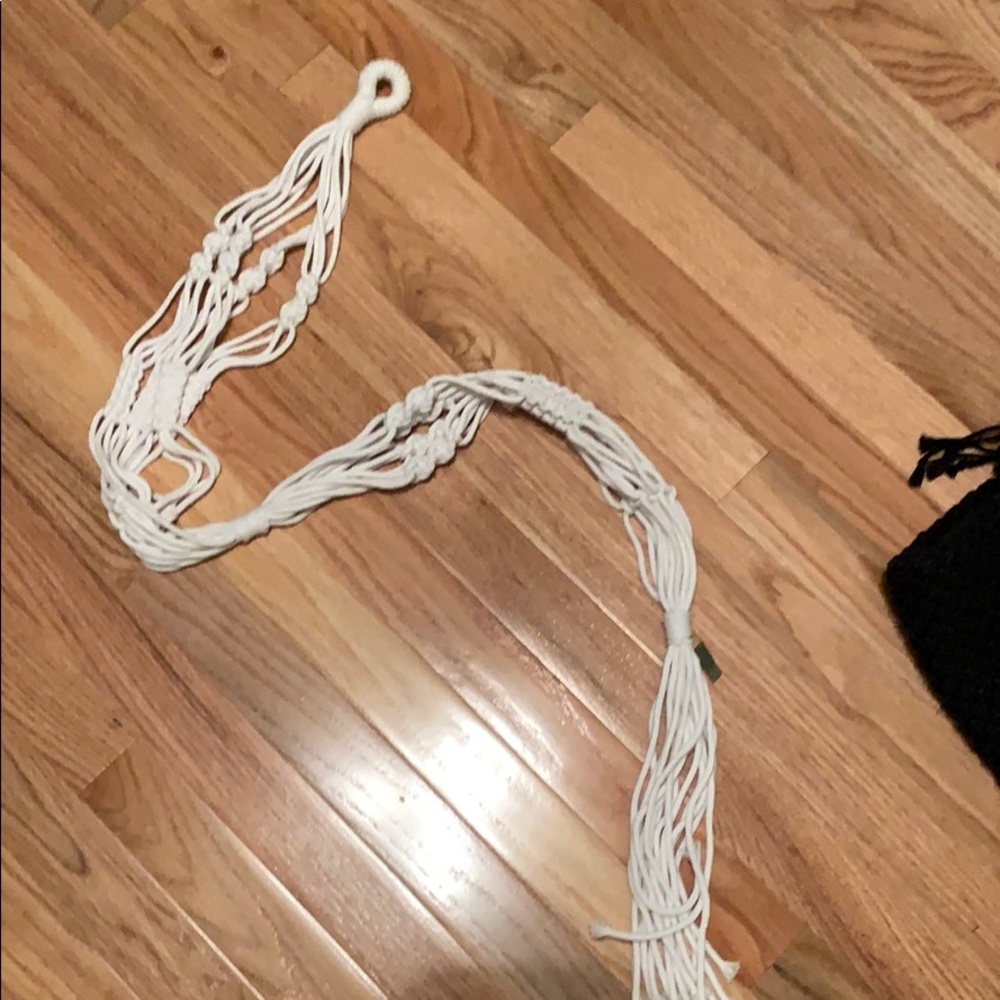 macrame pot holder